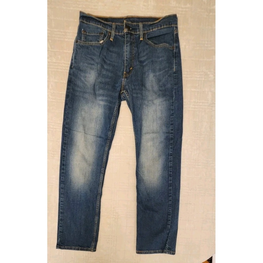 Levis Jeans Mens 32x30 Blue Y2K Denim Pant 505 Workwear Vintage Straight Regular